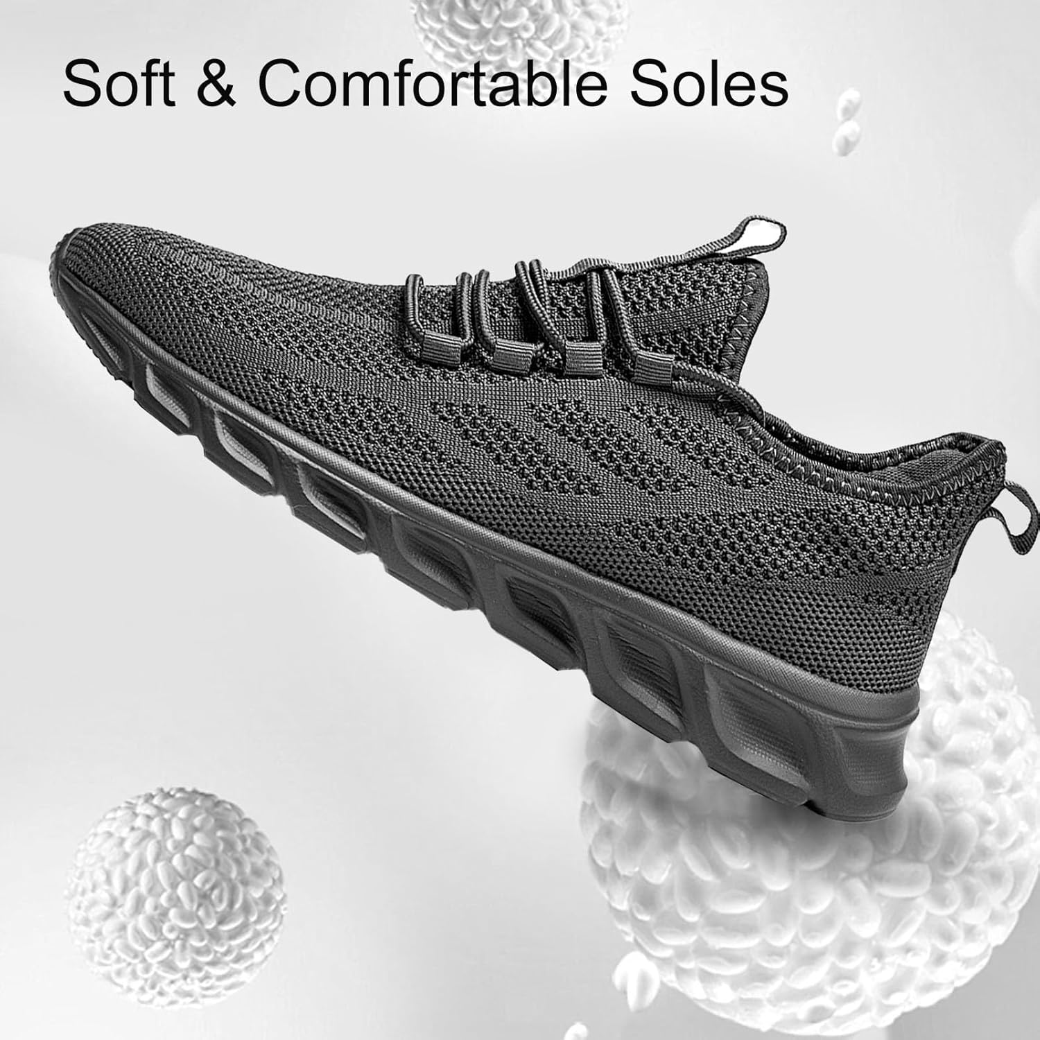 WCIDFY Mens Running Shoes Mesh Breathable Tennis Shoes Lightweight Walking Sneakers Comfortable for Gym - Image 7