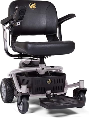 Golden Technologies - LiteRider Envy - Compact Power Chairs Satin Silver