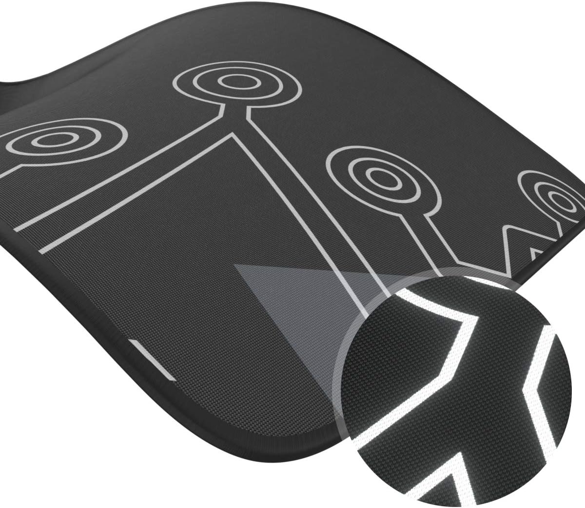 DIERYA Gaming Mouse Pad, Large Durable Suitable Size Mousepad, Non-Slip Rubber Base Computer Soft Keyboard Pad Mat(31.3X 11.9in)