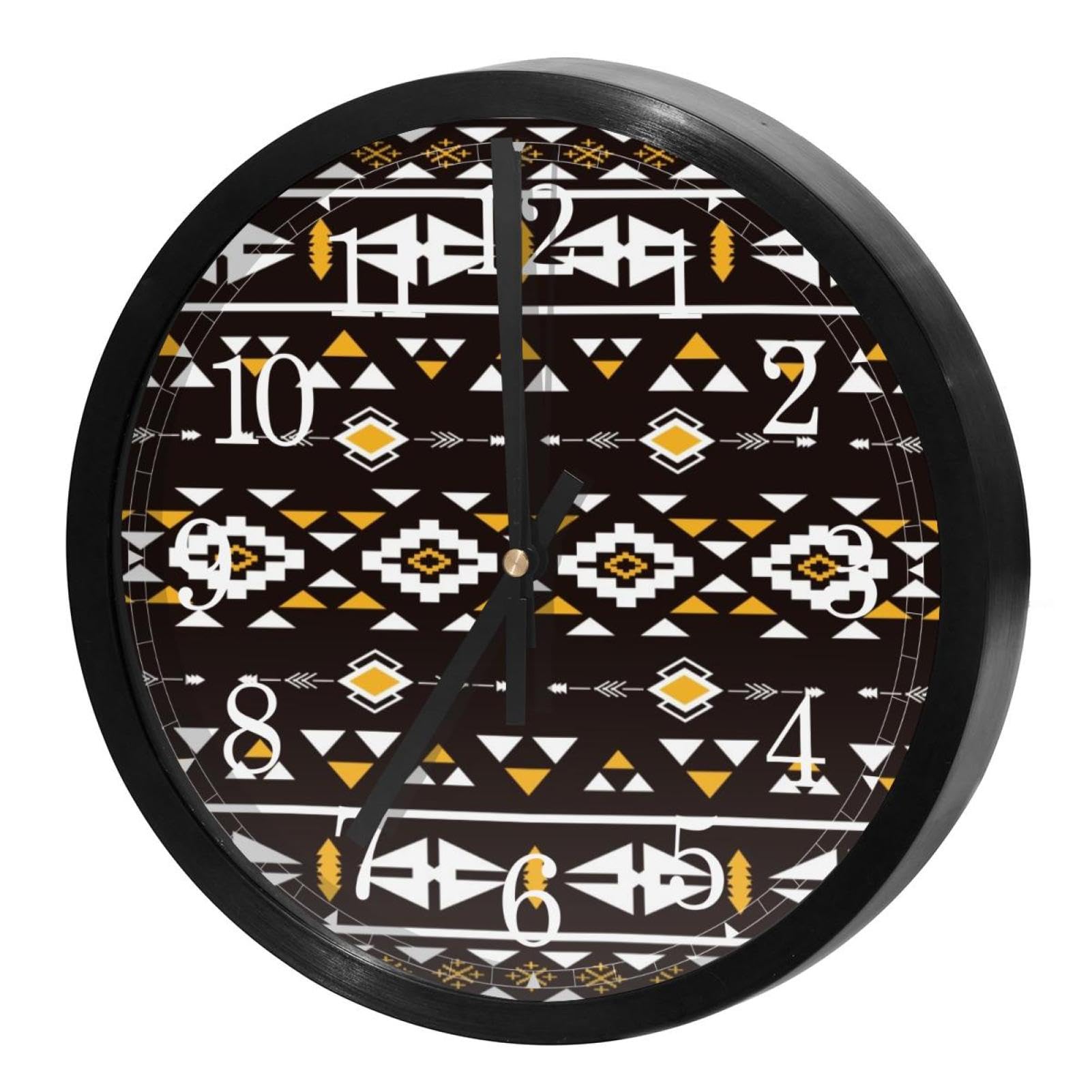 Horloge murale silencieuse à quartz sans tic-tac pour école et bureau à piles