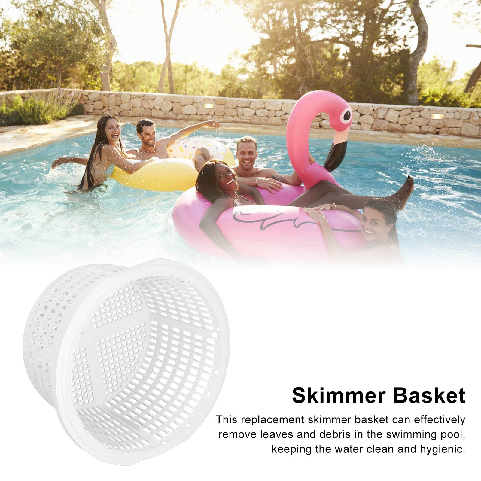 Accesorios de Piscina, Canasta de Escoria de la Piscina Skimmer de Piscina Skimmer de Piscina ​Repuesto para Piscina de Tierra (#2)