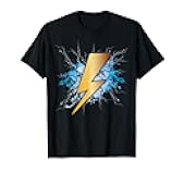 Lighting Bolt Blue Thunderbolt Electrical Storm T-Shirt