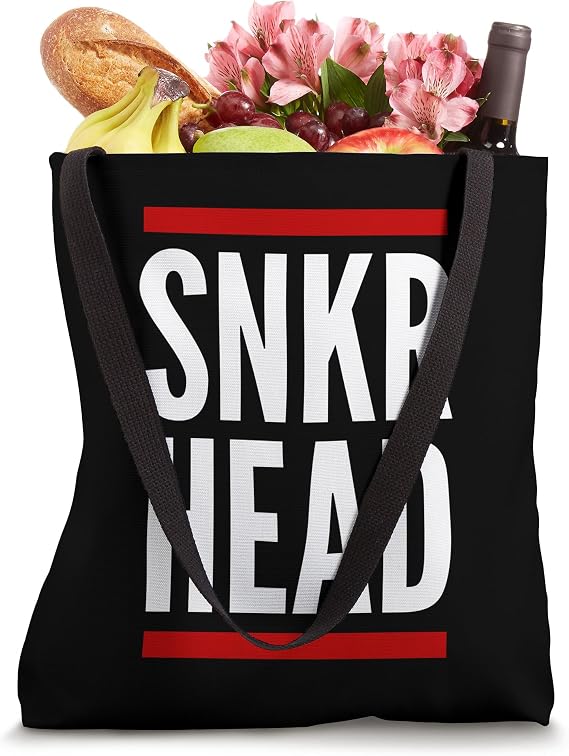SNKR Head Tote Bag
