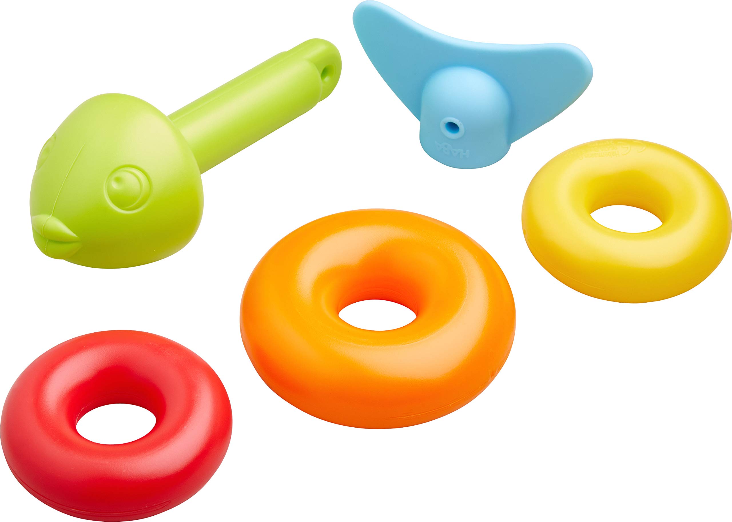 HABA 304907 Fish Plug Game Bath Toy for Children from 1.5 Years in Fish Shape 15 cm in 5 Parts for Bathtub and Paddling Pool in Many Colours from 18 Months - Image 2