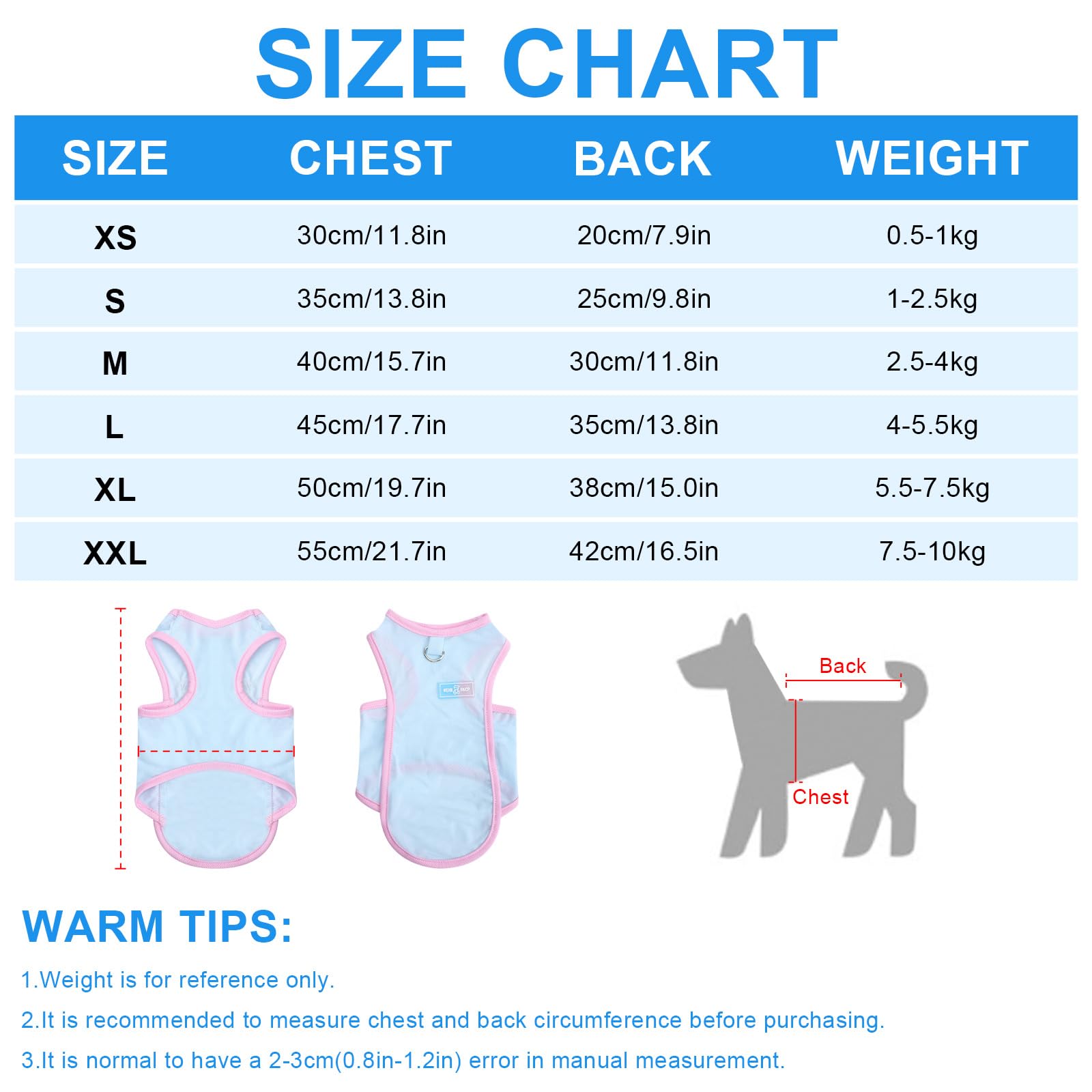 Risipu Dog Cooling Vest Premium Breathable Ice Silk Summer Clothes for Dogs Cats Quick Dry Puppy T-Shirt - Image 2