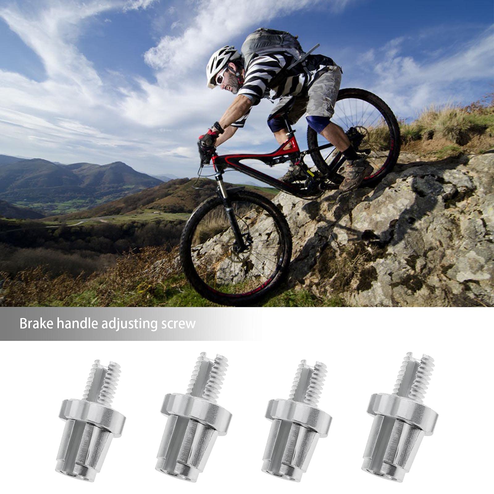 Vis Colorées De Réglage Du Levier De Frein De Vélo,boulons De Réglage Du Câble De La Manette De