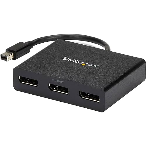 StarTech.com 3-Port Multi Monitor Adapter MST Hub