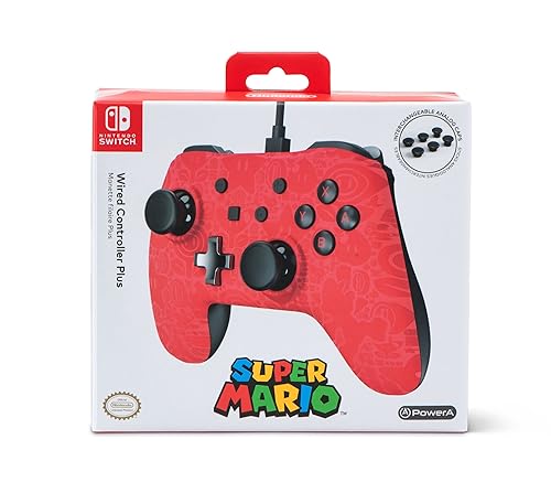 Miniatura 8 de PowerA Wired Controller Plus - Super Mario - Nintendo Switch, Red
