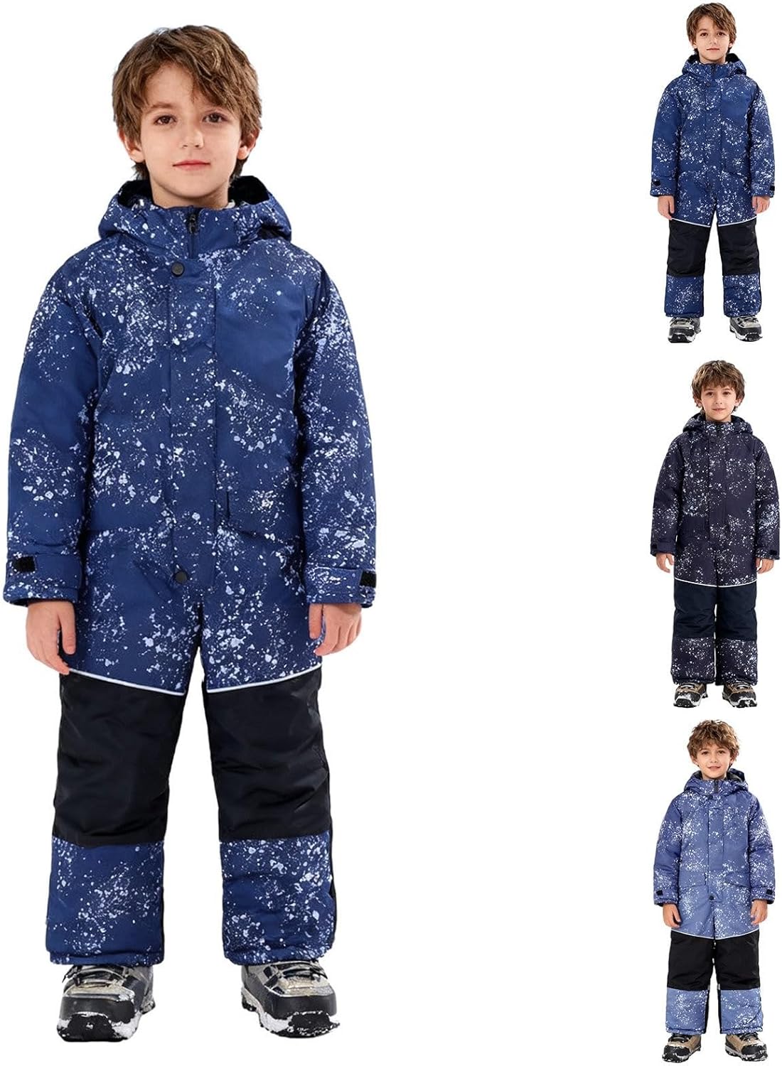 Kids Snow Suit for Girls Boys One Piece Snowsuit Waterproof Windproof Winter Overalls Onesie Ski Suits Snowboarding Coveralls