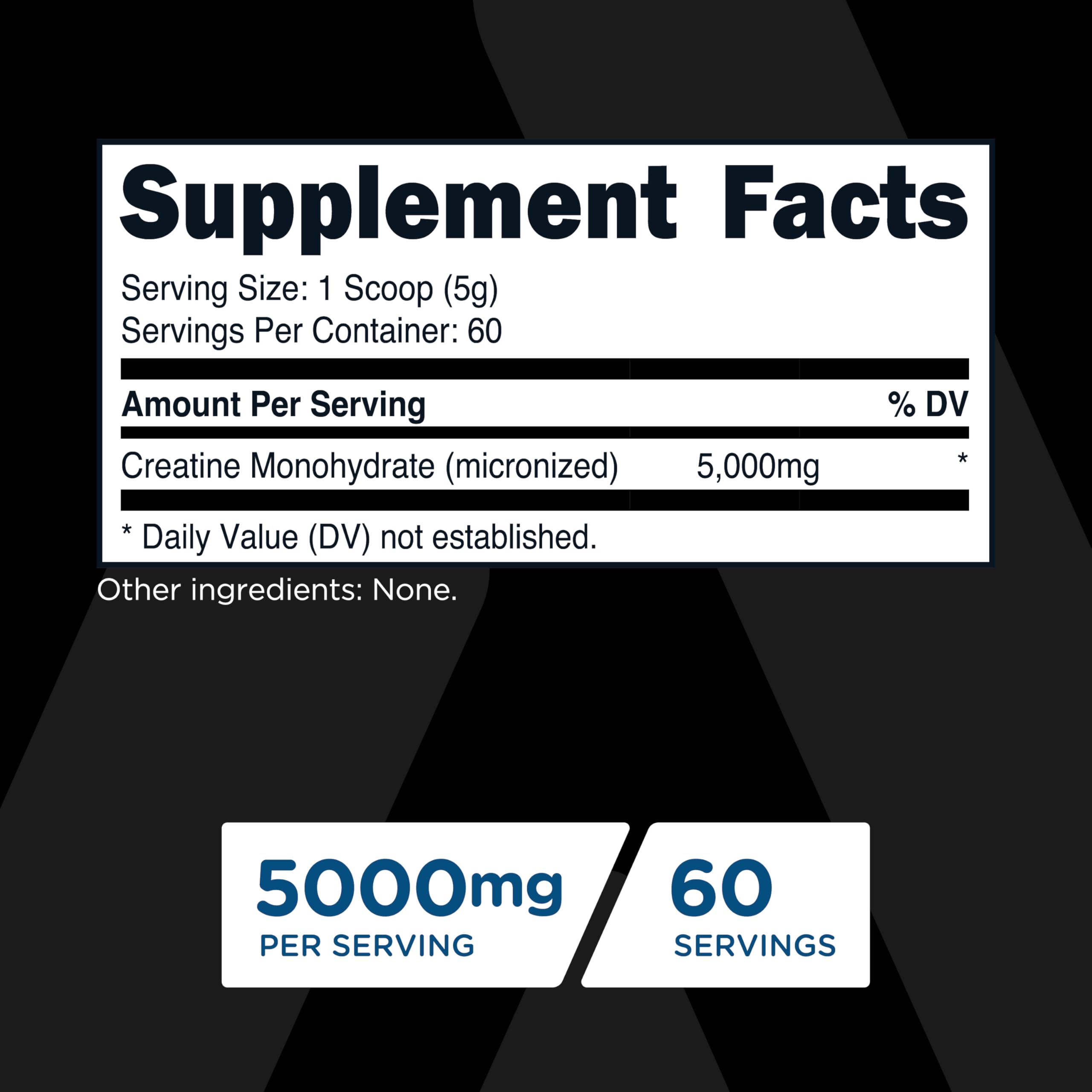 TransformHQ Creatine Monohydrate Powder (Unflavored) 60 Servings — Amazon image 2