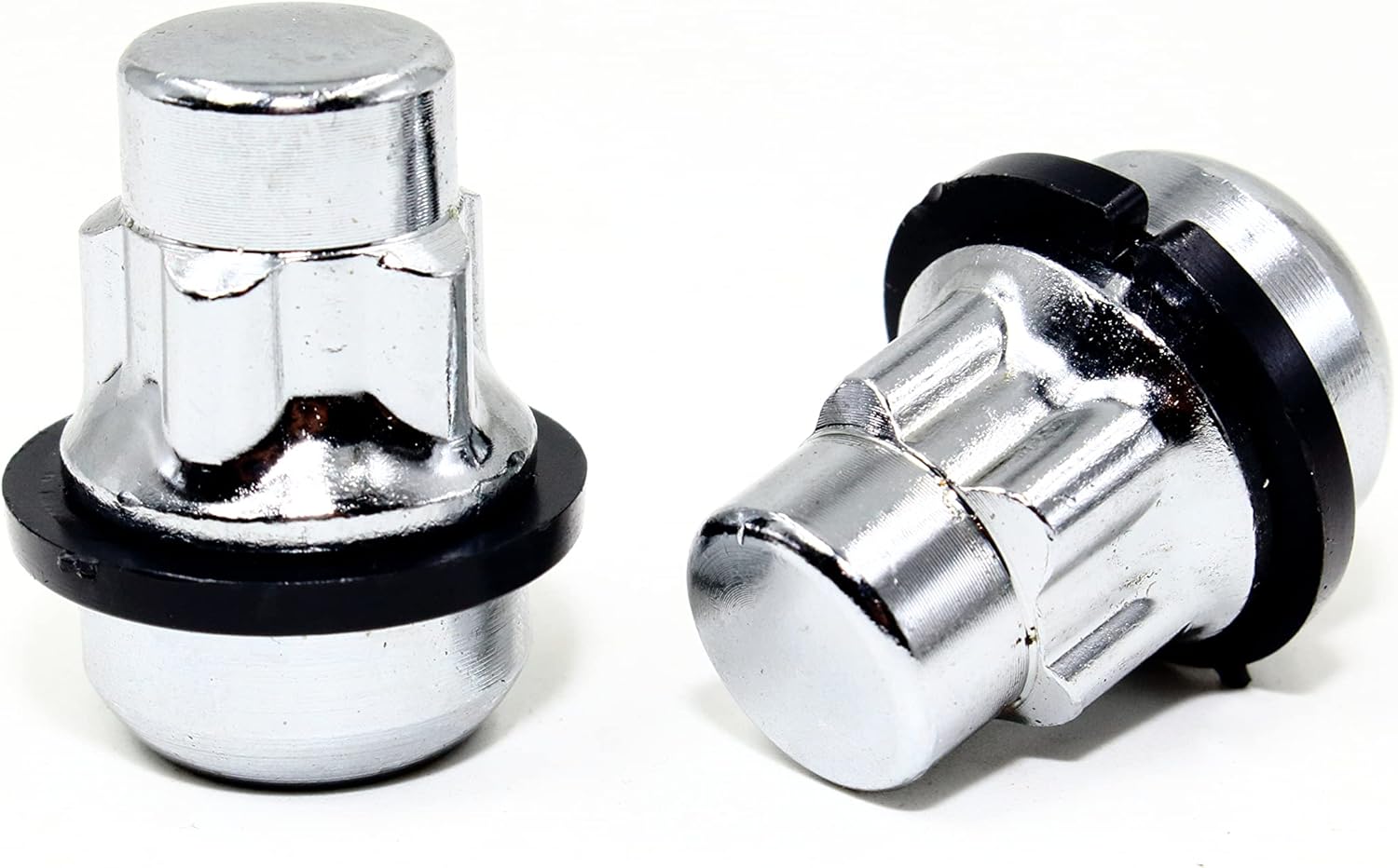 Set of 4 Veritek 12x1.5 Chrome Radius Ball Seat OEM Factory Style Removable Washer Socket Wheel Locks for Honda Acura