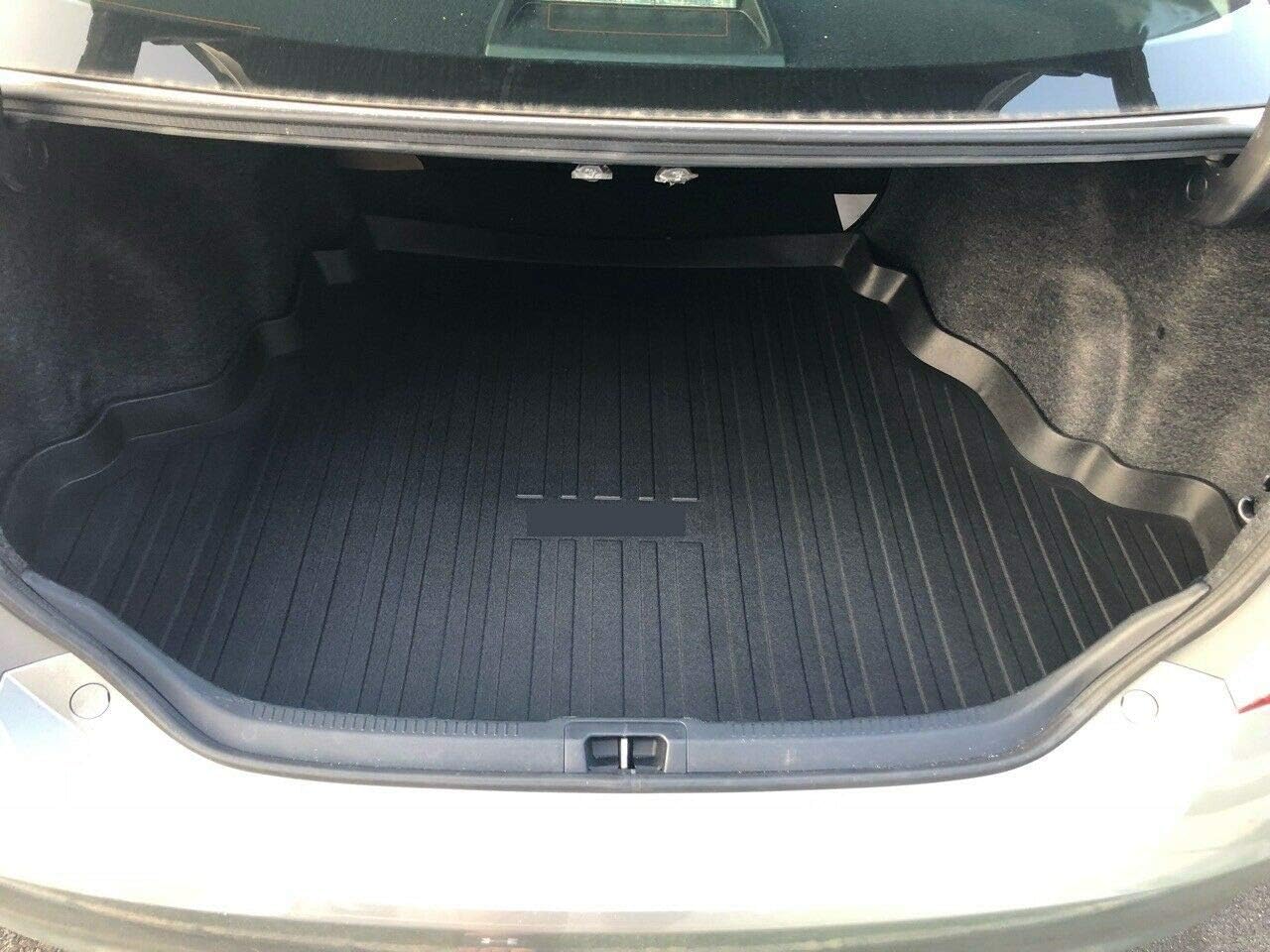 Cargo Liner - Trunk Mat for Toyota Camry 2012-2017 – Weather-Resistant Trunk Mats for Cars with Raised Lip – Non-Slip Car Trunk Mat Rubber – Easy to Install – Laser Pre-Cut Design