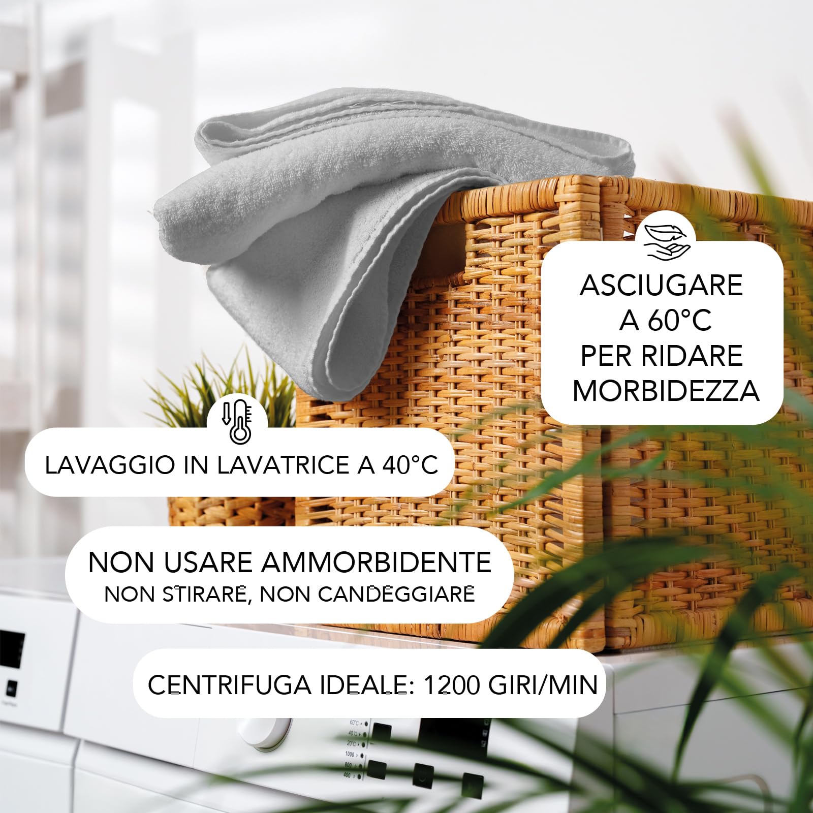 SLEEPZEN - Set di Asciugamani da Bagno (2x 50x100 + 2x 70x140 - Grigio Perla) Cotone Biologico GOTS - 500 GSM - Ultra Assorbenti - Morbidissimi - Prodotto in Portogallo - Certificato Oeko-Tex
