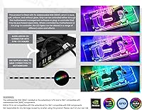 Vista 6 de Bykski Cobertura completa GPU Bloque de agua y placa trasera para ASUS TUF Gaming GeForce RTX 4060 Ti OC (N-AS4060TITUF-X)