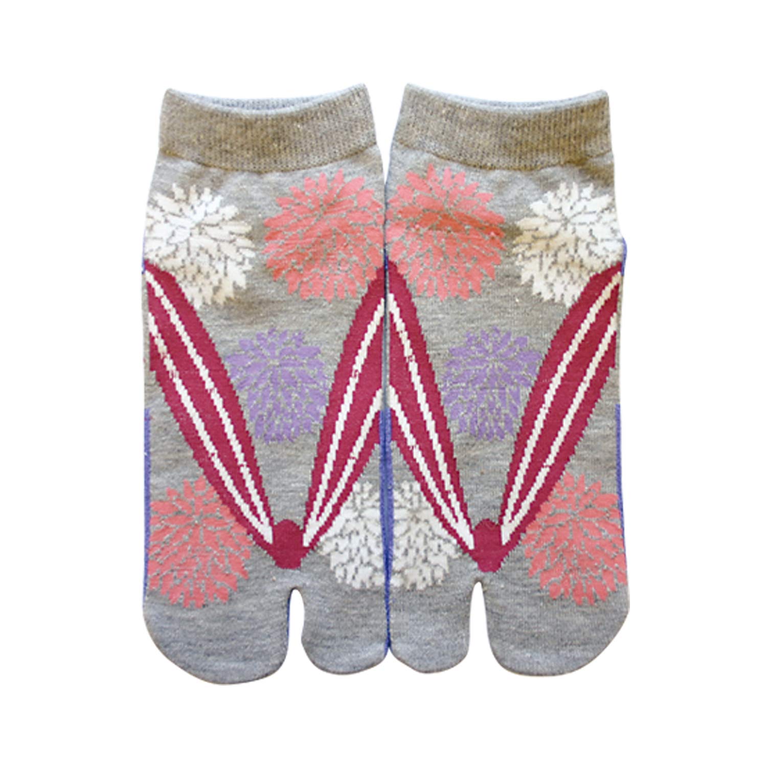 Japanese Samurai Ninja Tabi Socks; Fireworks