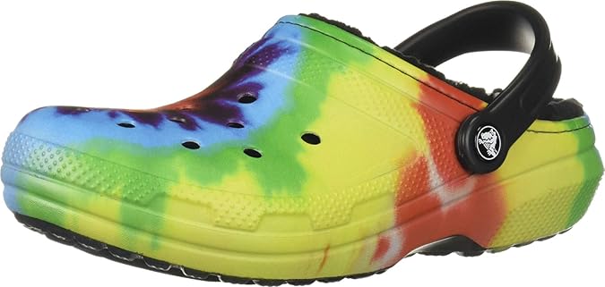 Crocs Classic Lined Tie Dye Clog, Multi 