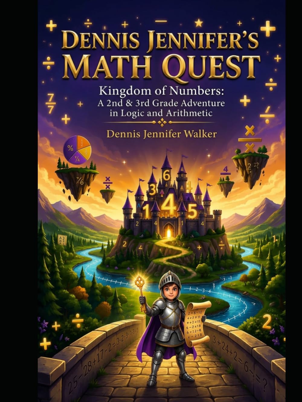 Dennis Jennifer's Math Quest: Kingdom of Numbers: A 2nd & 3rd Grade Adventure in Logic and Arithmetic