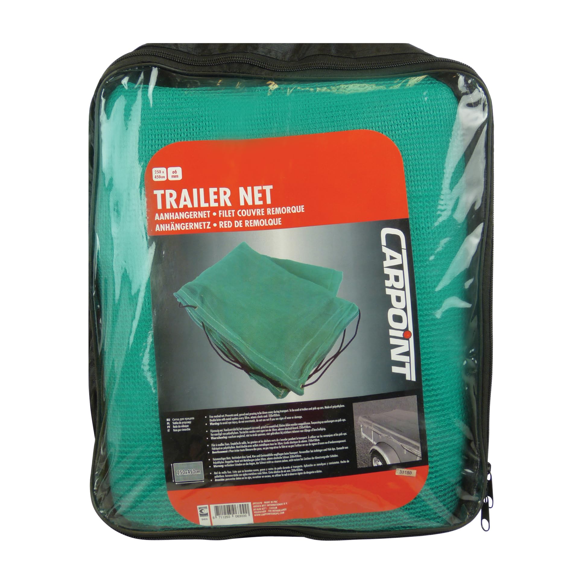CARPOINT 0923278 Remorque nette vert