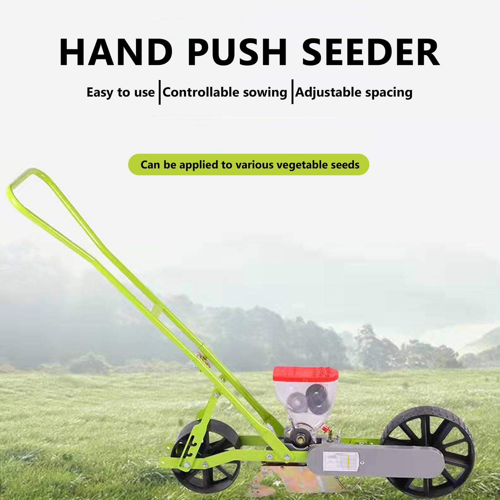 Sembradora de Jardín, Sembradora de jardín manual de 3 hileras