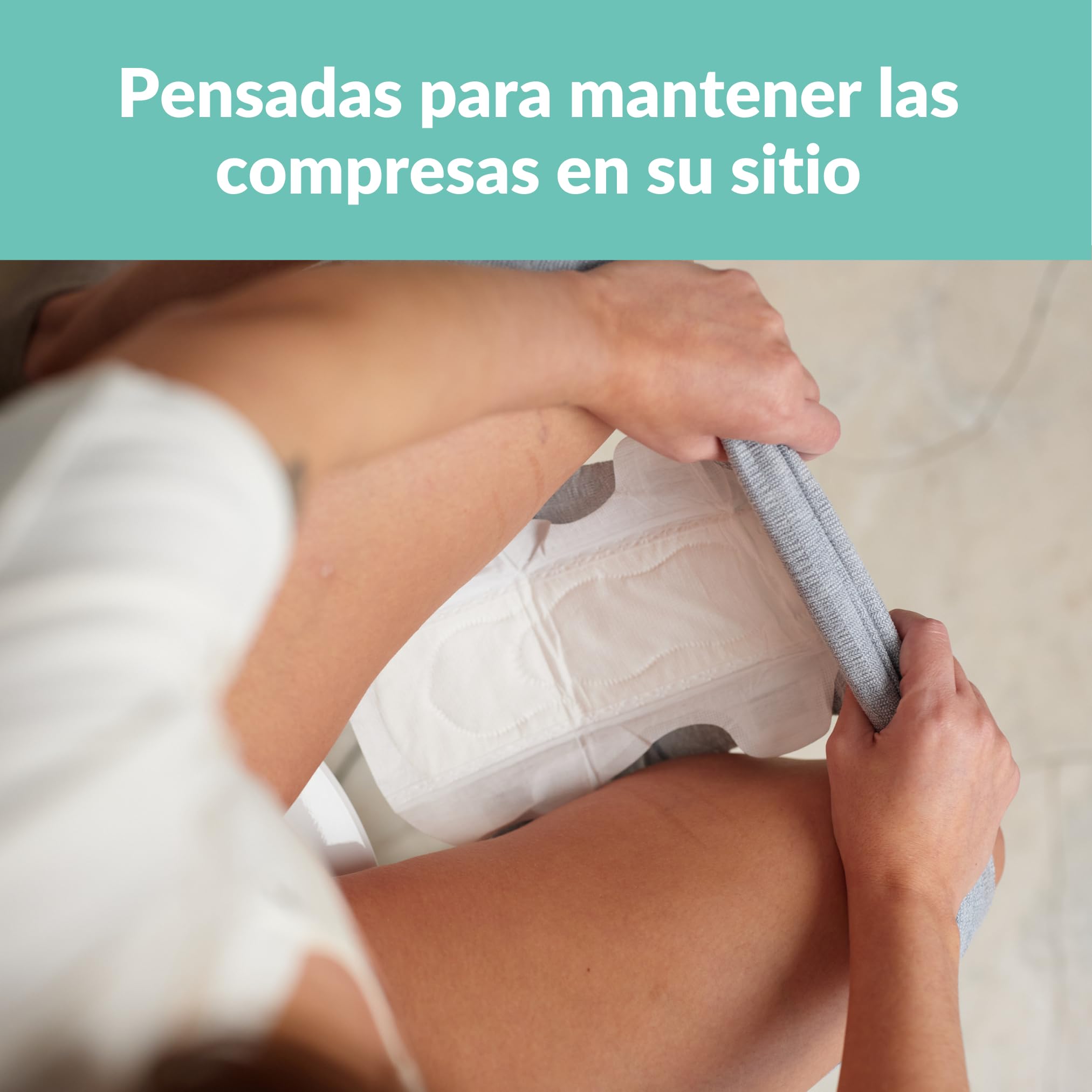 Bragas Postparto Desechables Maternidad Alta Sujecion Transpirables Sin Latex Sin Malla Ropa Interior Mujer Talla Unica 36 44 Braguitas Maternidad Hospital Compresas Parto - Pack 8 - 32 Compresas — view 4