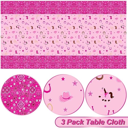 Miniatura 71 de Paquete de 3 manteles rectangulares para fiesta de los años 90, mantel de plástico con graffiti, decoración desechable para tema de retroceso, tema