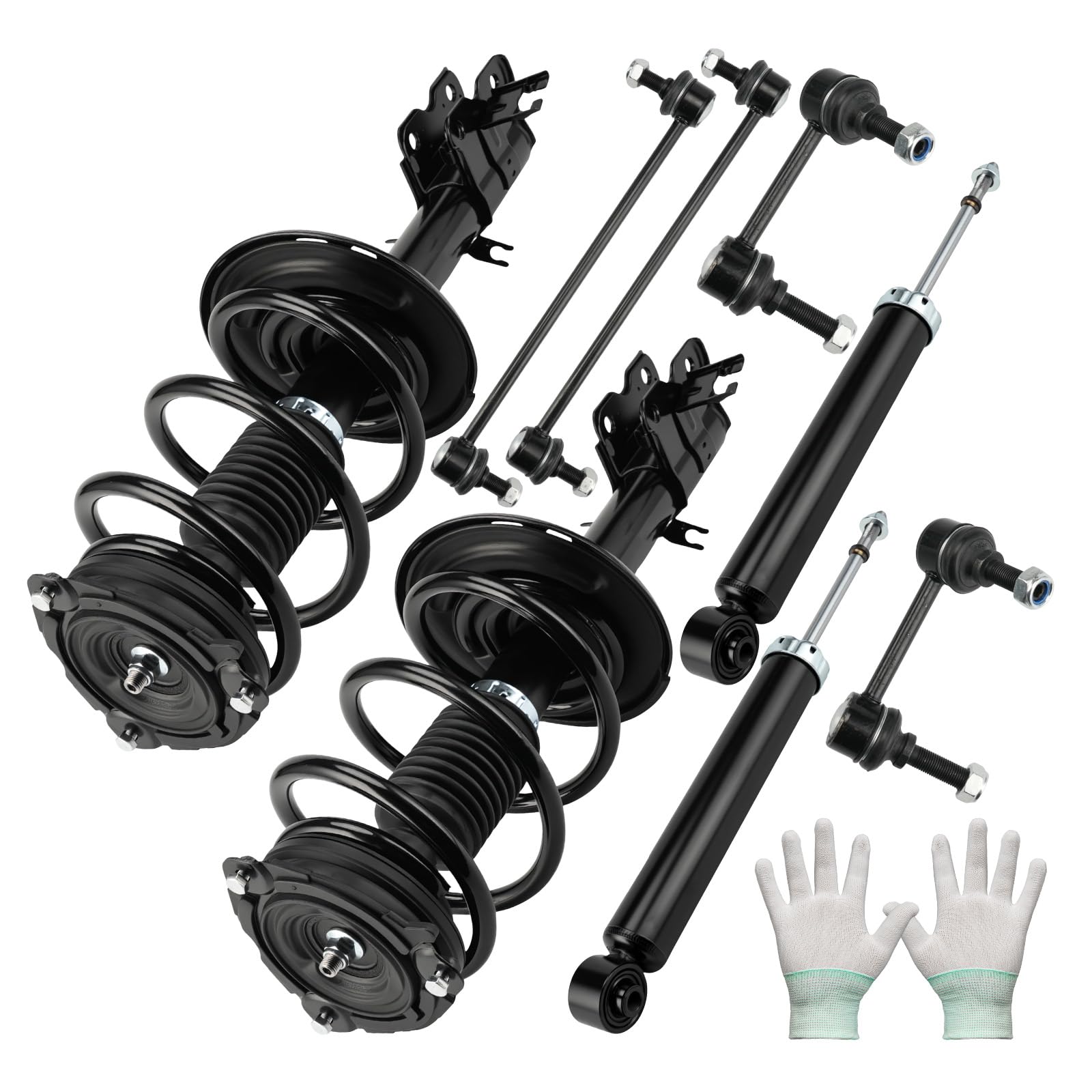 Photo 1 of ?KAX Front/Rear Struts and Sway Bar Links kits Compatible with 2013-2019 Nissan Pathfinder 2014-2019 INFINITI QX60 2013 INFINITI JX35,Quick Complete Shocks Assembly Replace 13651/13652/37363