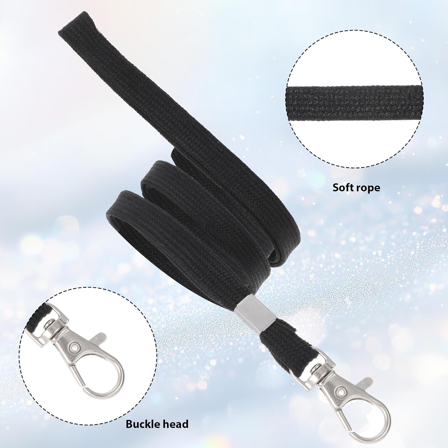 Die besten ID-Kartenhalter: Schutz, Flexibilität und Komfort 55 ID Card Holder mit Lanyard,vertikal,wasserdicht