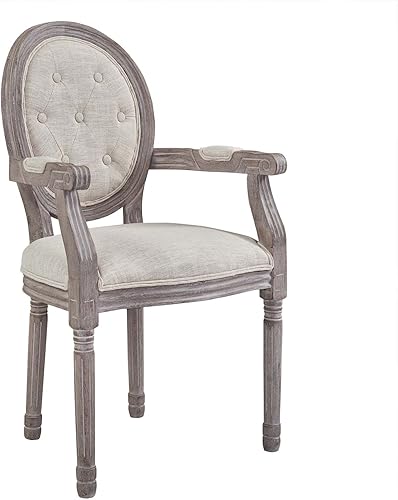 Modway Arise - Sillón de comedor tapizado color beige