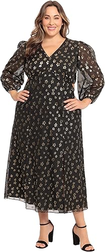 Miniatura 5 de Donna Morgan Vestido de fiesta de manga larga para mujer, fiesta y cóctel