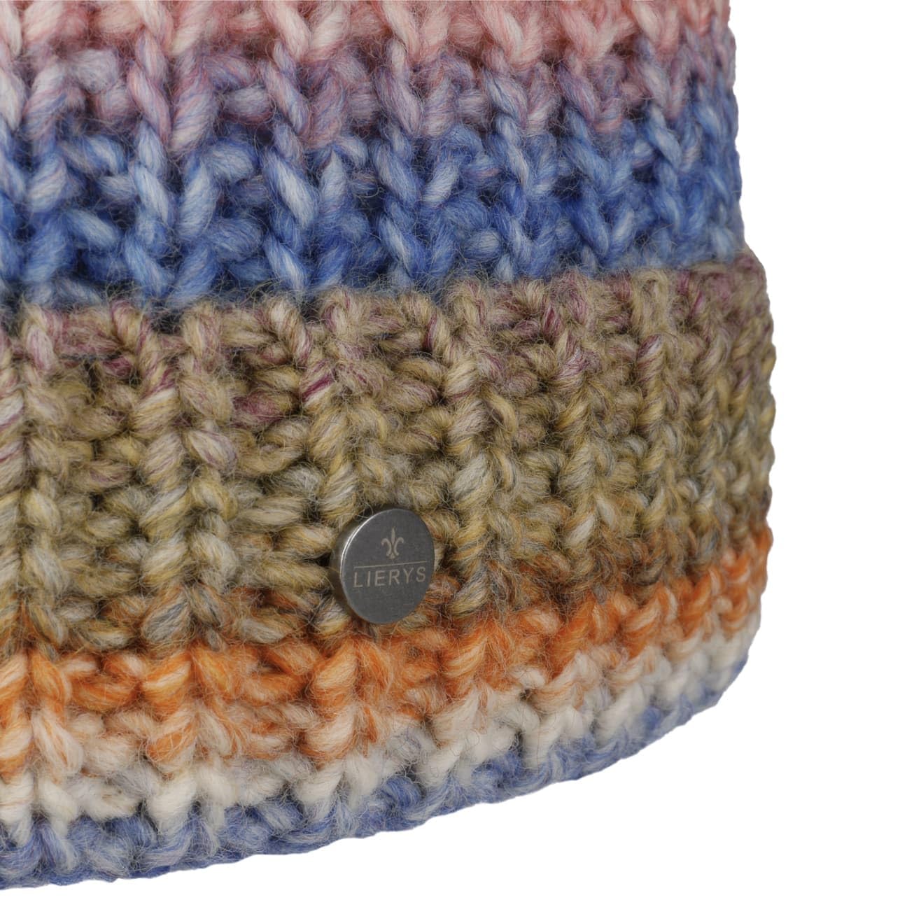 Lierys Finja Bonnet a Pompon en Tricot Fabrique en Allemagne Unisexe Automne Hiver