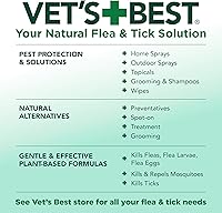 Vista 9 de Vet’s Best Indoor Flea and Tick Spray – Dog Flea and Tick Treatment for Home, Plant-Based Formula with Natural Oils, Kills Fleas, Eggs & Ticks on