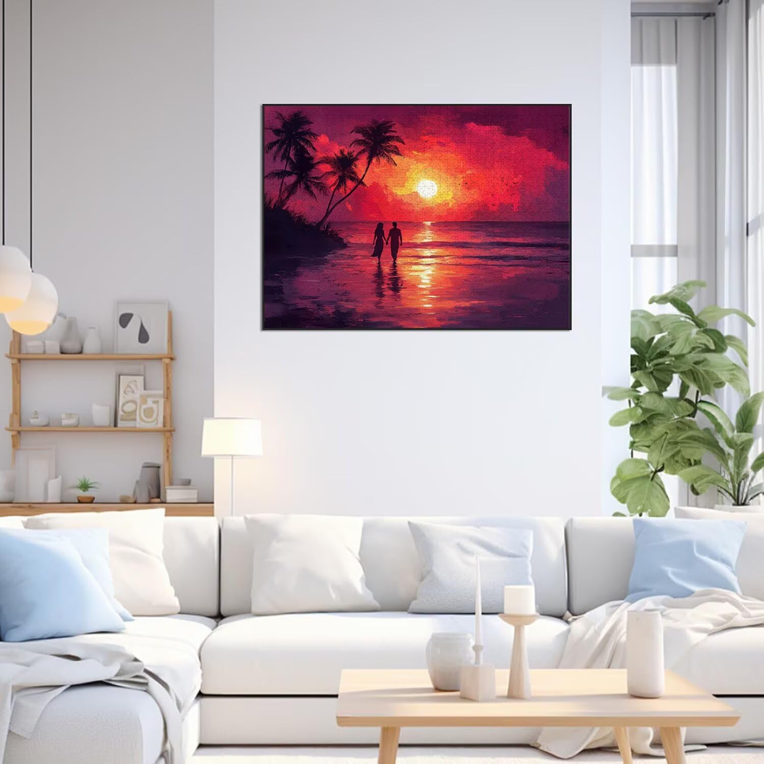 Puzzle 6000 Pezzi Coppia Puzzle Classici per Gioco Familiare, n-699 | Impossibile Puzzles, Intrattenimento Creativo, Rilassamento Intelligence, Regalo per Amore e Amico, Home Decor, Sole calante