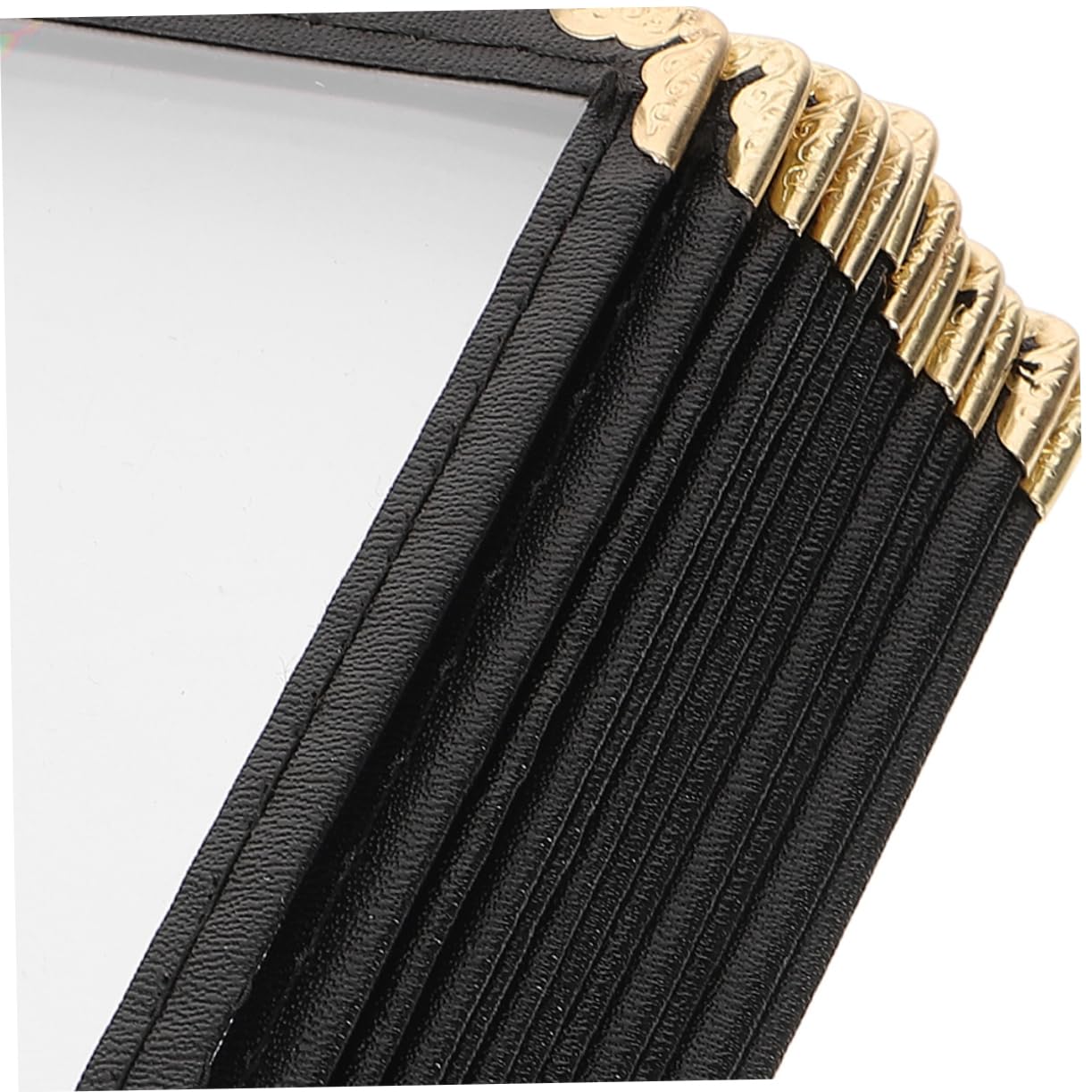 COLLBATH Portamenús para Restaurante, Carpeta de Pvc Transparente 14 Páginas, Resistente a Manchas, Adecuado para Crear y Presentar Menús