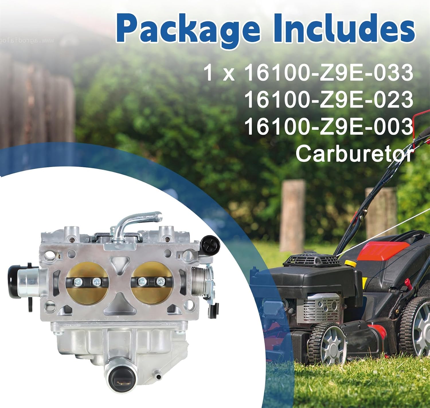 Silscvtt 16100-Z9E-033 Carburetor Replacement for Honda GX630 GX660 GX690 GX630R GX630RH GX690R V-Twin Cylnder Engine for Predator 670 16100-Z9E-023 Carburetor