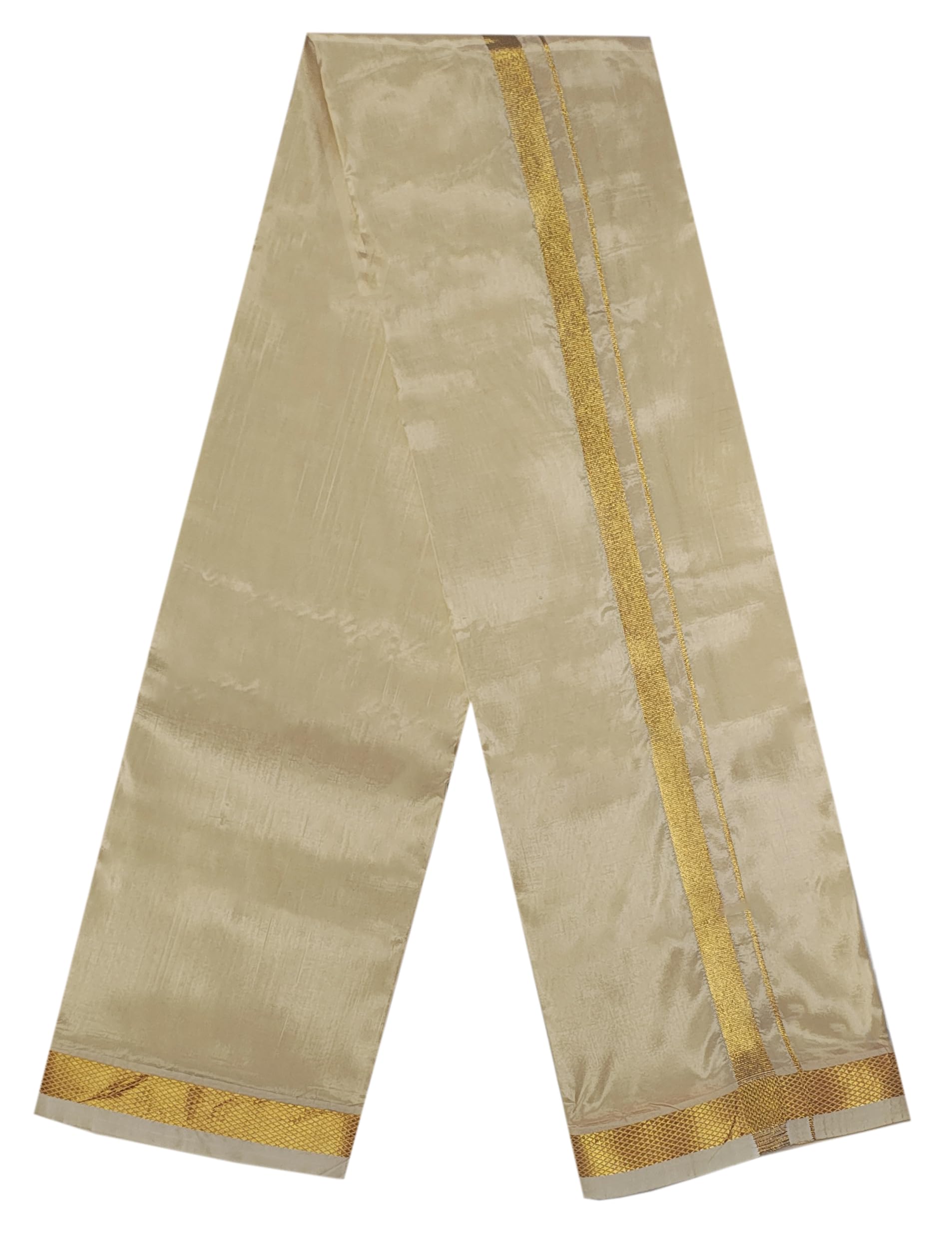 yettalan Mens Art Silk Traditional Wedding Shirt Fabric 2.25Mtr Or Dhoti 3.60Mtr Fancy Color Pattu Vesti/Mundu-picture-25
