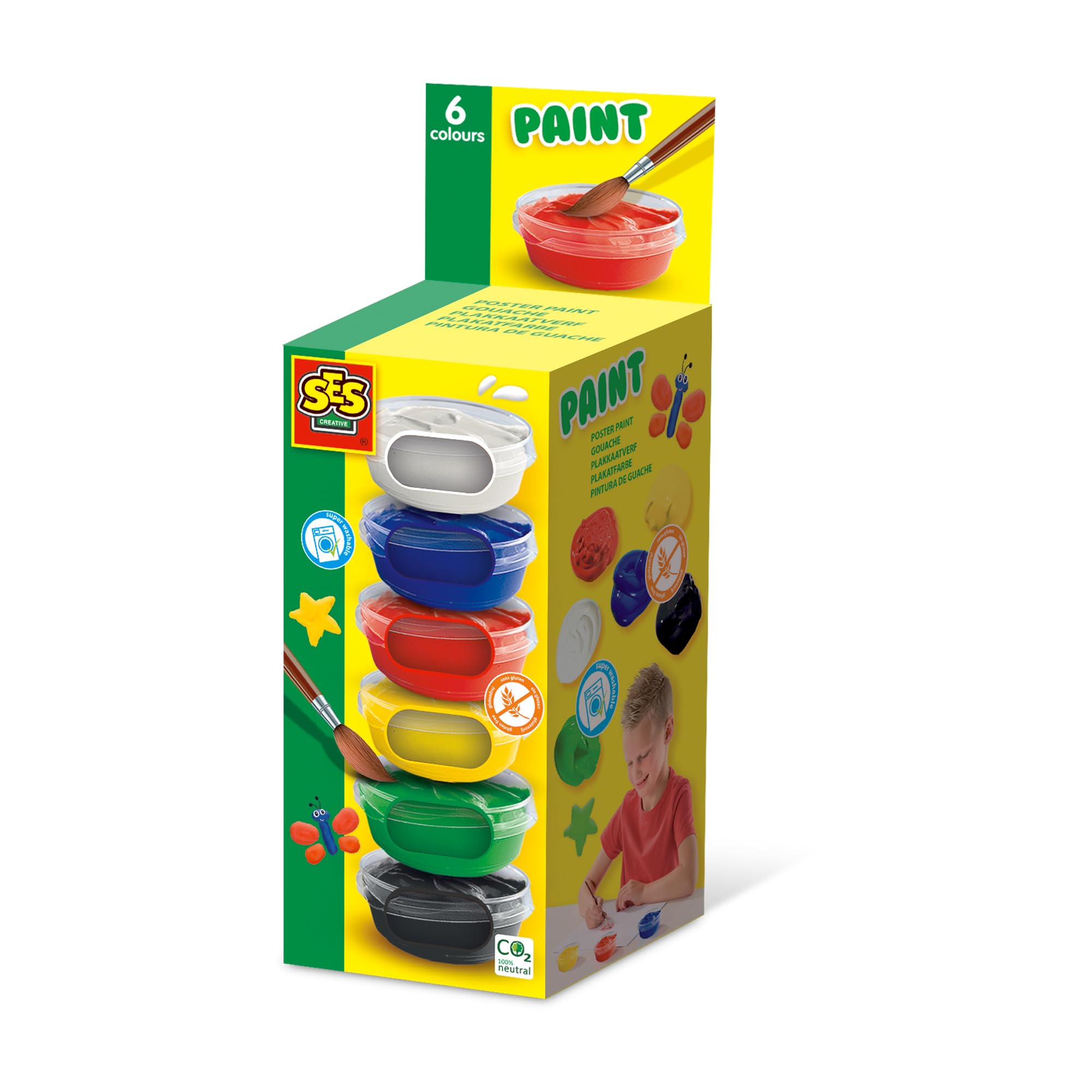 SES Creative Poster paint (6x45ml)