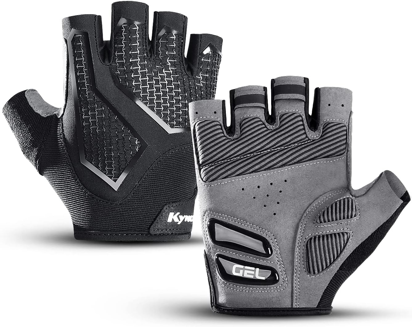 Himiway Bike Gloves for Men Women Cycling Gloves Mountain Bike Gloves Breathable Bicycle Gloves Nice Fit, Half Finger with Anti-Slip Shock-Absorbing Pads Biking Gloves for Cycling Sports