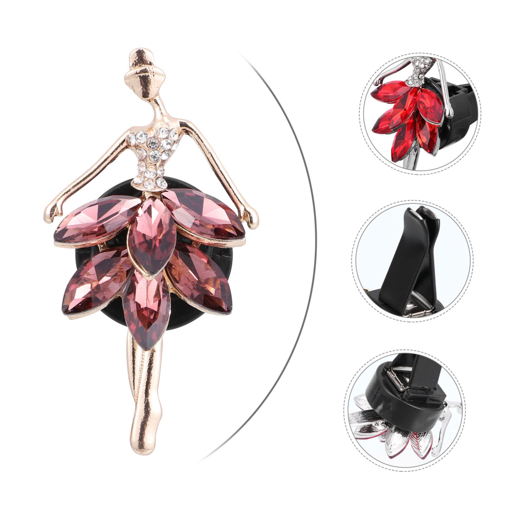 GLEAVI 3 Set Di Clip Per Auto Diffusore Di Profumo Per Auto Clip Per Diffusore Per Donne Nuovo Profumo 2 Pezzi * 3