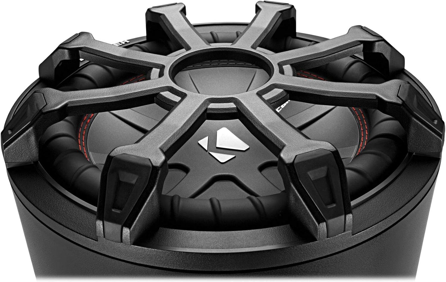 Kicker 46CWTB102 Bundle: 10 in 800W Peak/400W RMS 2 Ohm Marine Loaded Subwoofer Enclosure with Passive Radiator, ROCKBOX PRO V2 6.5 in 150-Watt Portable LED Bluetooth Speaker for Parties, 2-Items