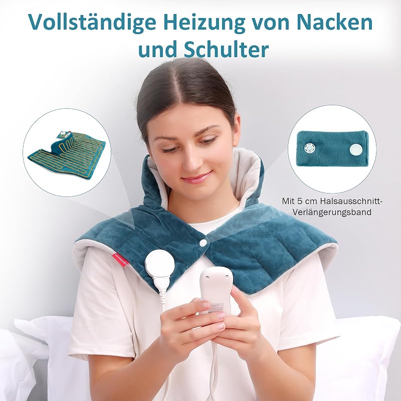 Comfytemp Nyakfűtő Vállmelegítő 9 Hőfokozat Automata Kikapcsolás