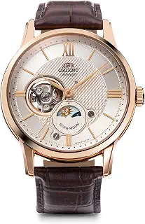 [オリエント]ORIENT SUN&MOON サンアンドムーン 自動巻き腕時計 機械式 オートマティック 国内メーカー保証付 クラシック RN-AS0002S メンズ ホワイト シルバー