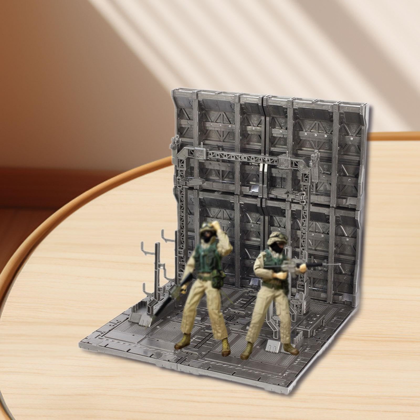Base de Diorama para Figuritas, Fácil de Montar, Organizador para Maquetas, Soporte para Nido, Style F