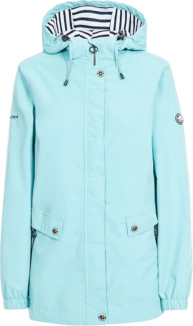 teal waterproof jacket