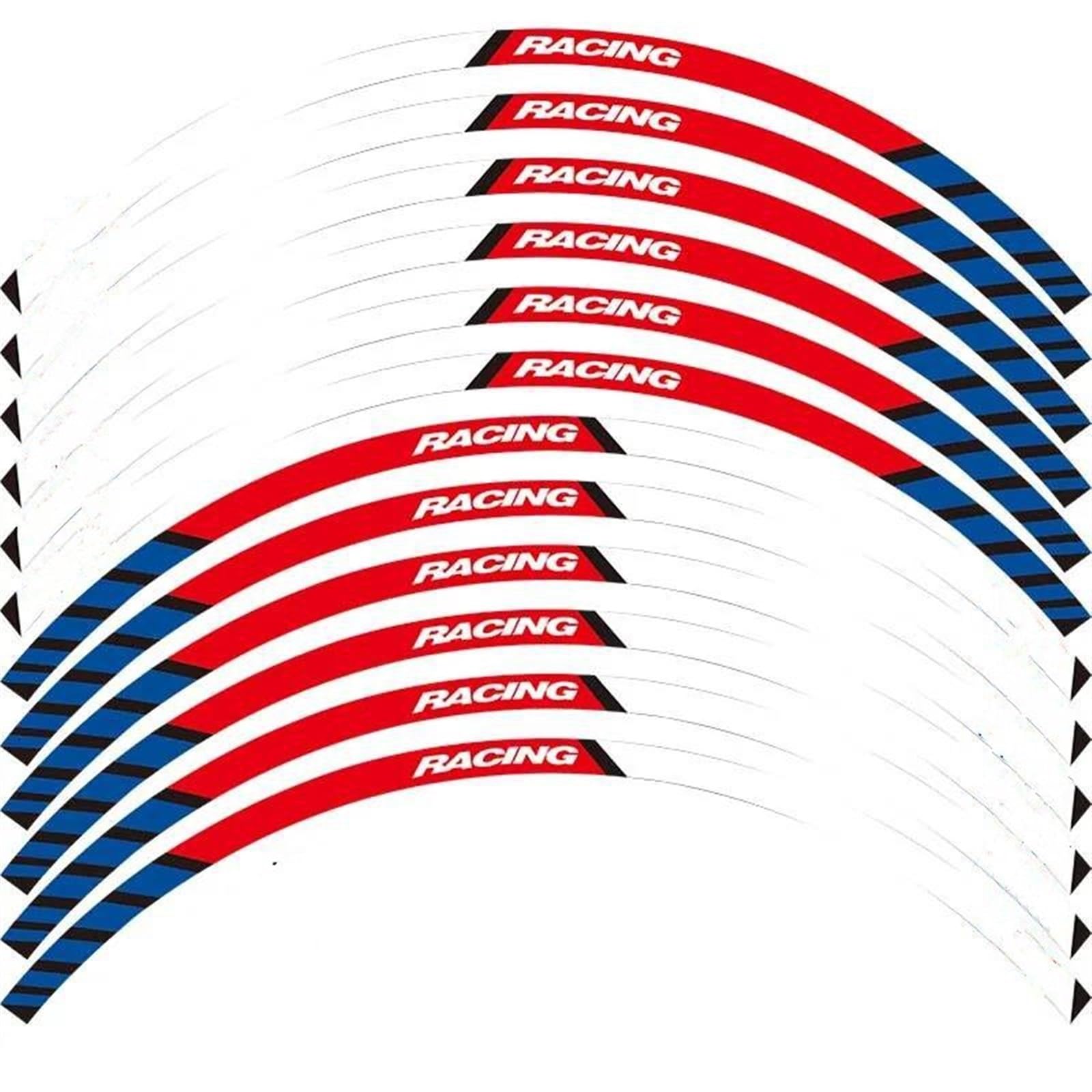 Stickers Motorcycle Reflective Rim Stripe Stickers Edge 1 Set for HRC CBR250RR CBR400RR CBR600RR CBR1000RR(Style 1)