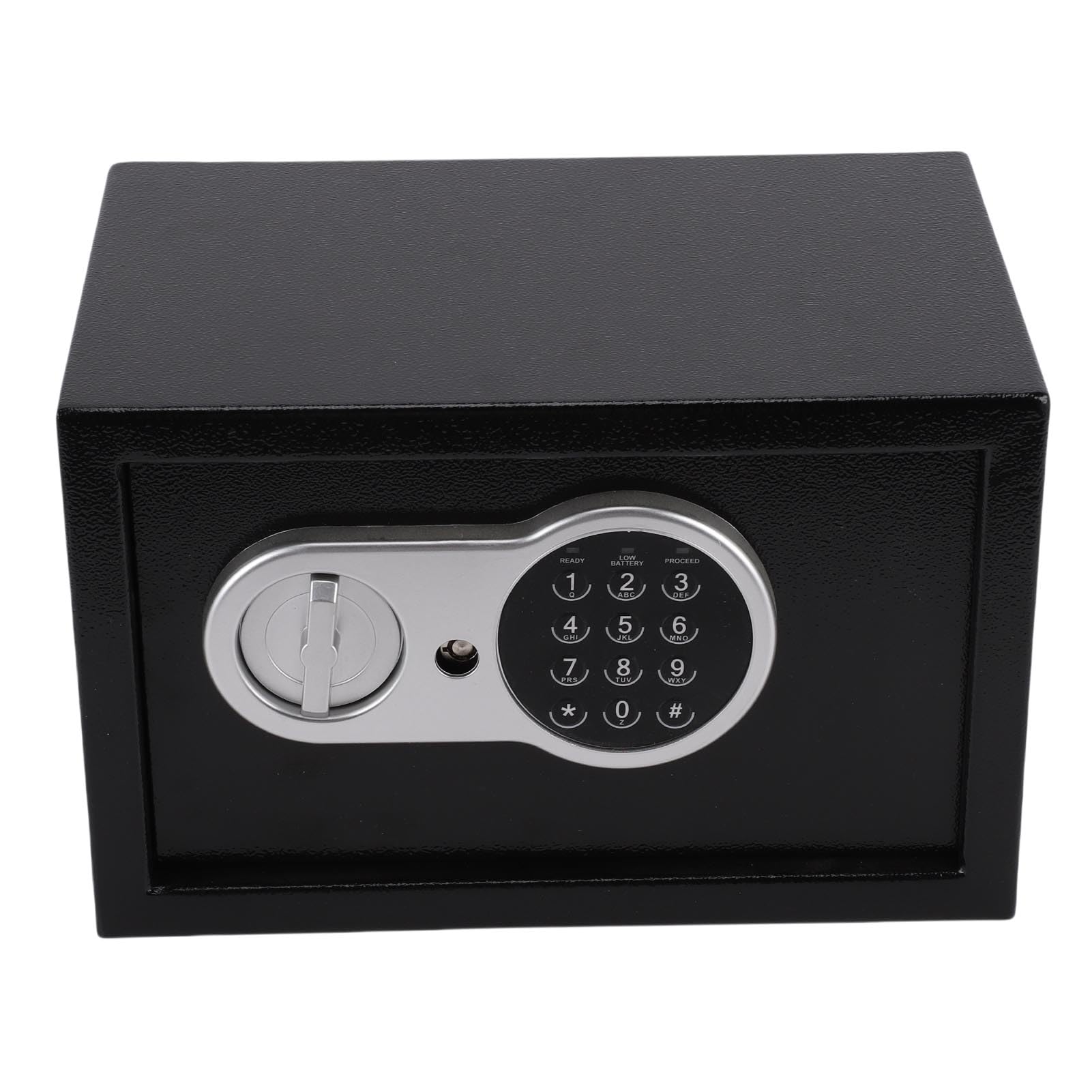 Jeffergarden Coffre-fort électronique, Mini-coffre-fort avec Serrure à Clavier Numérique et Clés de Secours pour la Maison, le Bureau, les Voyages, L'argent Liquide, les Bijoux et le passeport.