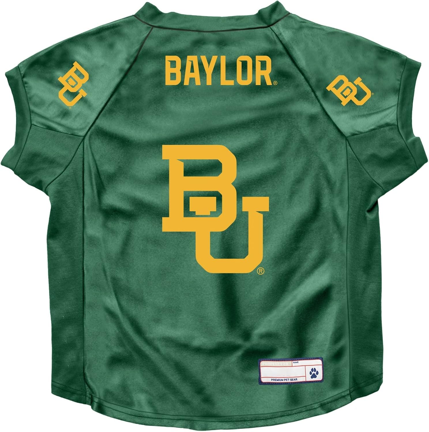 Baylor Bears Pet Dog Jersey Stretch Team Color Big Dog