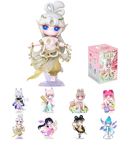 Wowood Suri Blind Box Fairy Town Series, 1PC Exclusive Cute Figure Box, Popular Collectible Toy Action Figure, Creative Gifts for Birthday/Christmas Holiday