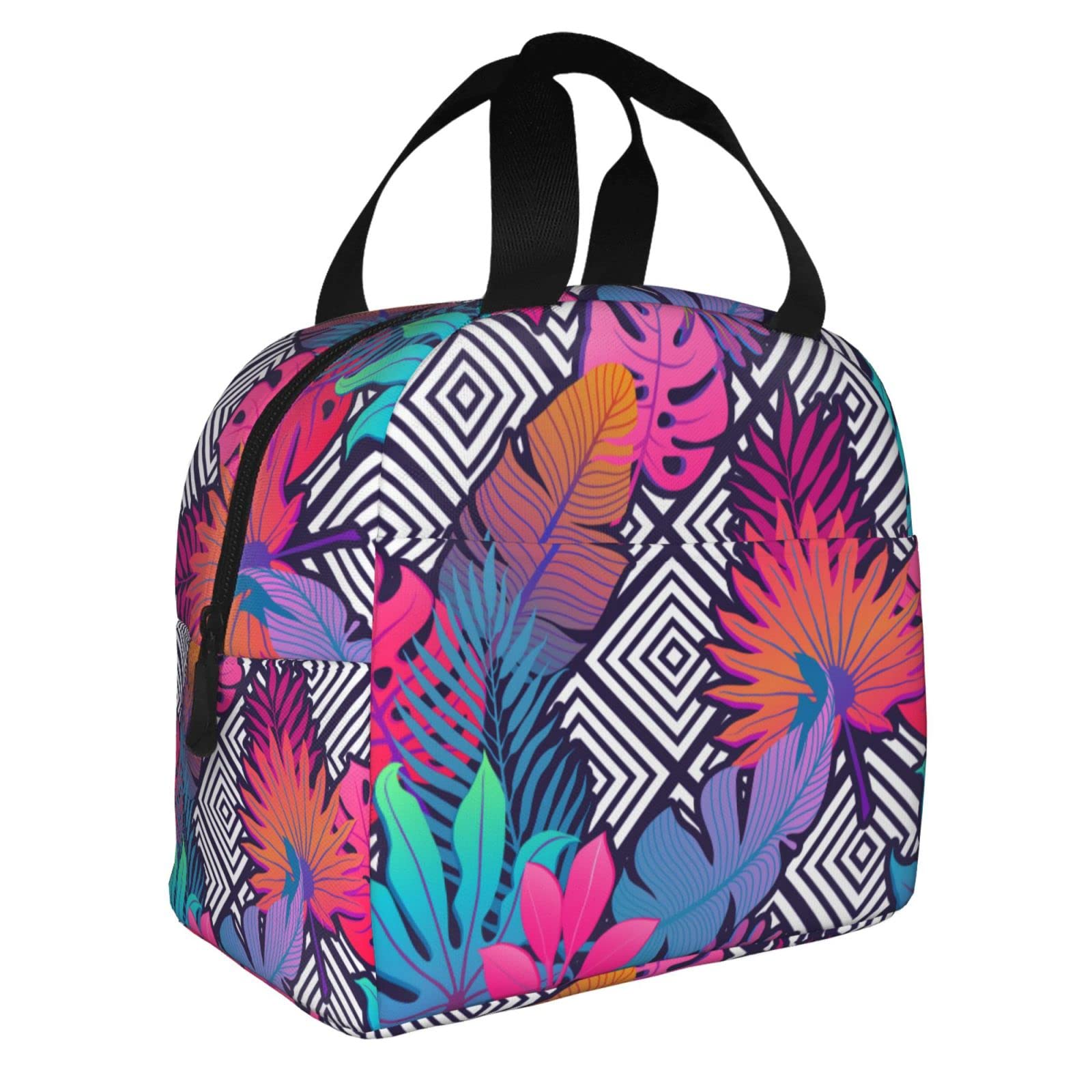 paradise tropical insulated lunch tote