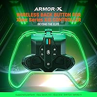 Vista 2 de BIGBIG WON Paletas para Xbox Series XS Controller, ARMOR-X para Xbox Series XSXbox OneSwitchWin, mapeo inalámbrico de accesorios de botón trasero