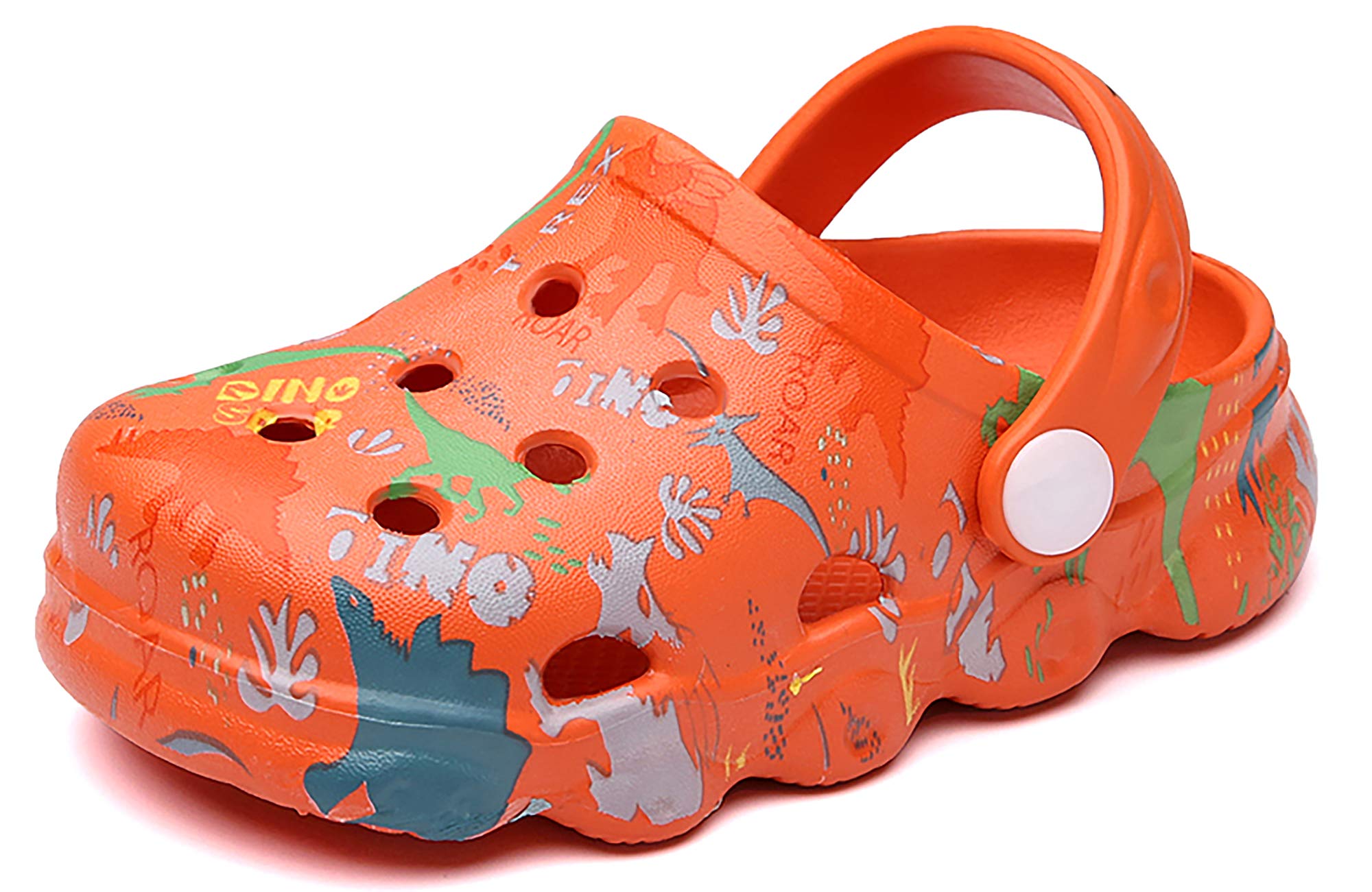 INMINPIN Kids Cute Clogs Cartoon Garden Shoes Boys Girls Slides Slippers Indoor Outdoor Children Water Shower Beach Pool Sandals